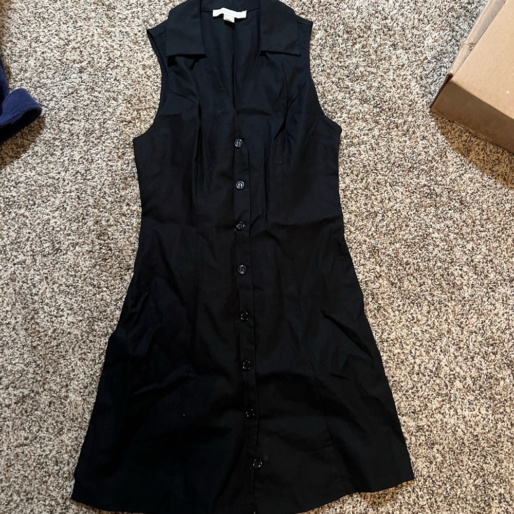 Elegant Black Sleeveless Dress